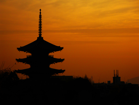 高台寺公園からの夕焼け.jpg